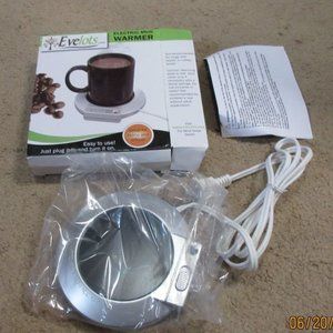 Electric Mug Warmer: Silver Base